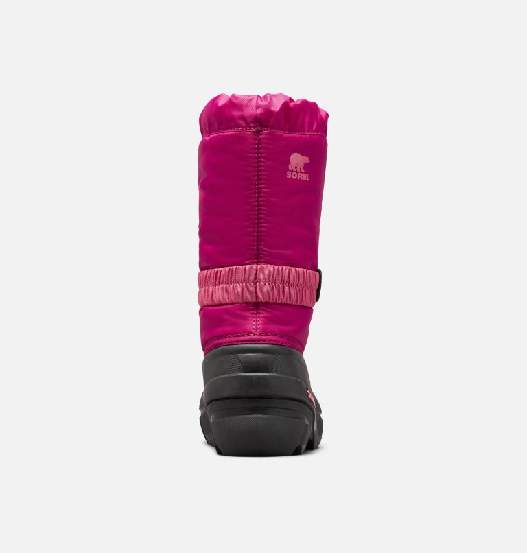 Thumbnail: Bota de nieve Flurry para jóvenes, Color: Deep Blush, Tropic Pink, image 3