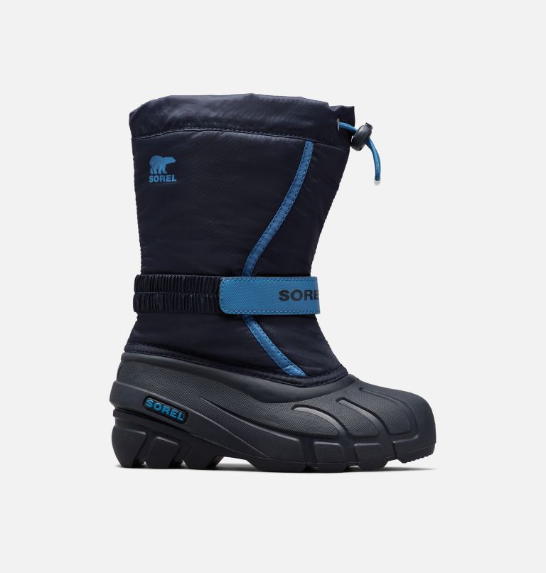 Thumbnail: Kids' Flurry Snow Boot, Color: Collegiate Navy, Atmosphere, image 1