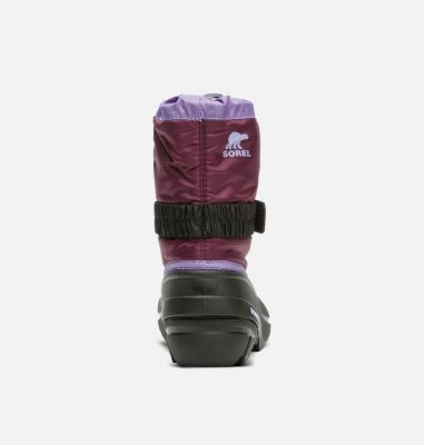 Kids' Flurry Snow Boot - 2023 COLLECTION, Color: Purple Dahlia, Paisley Purple, image 3