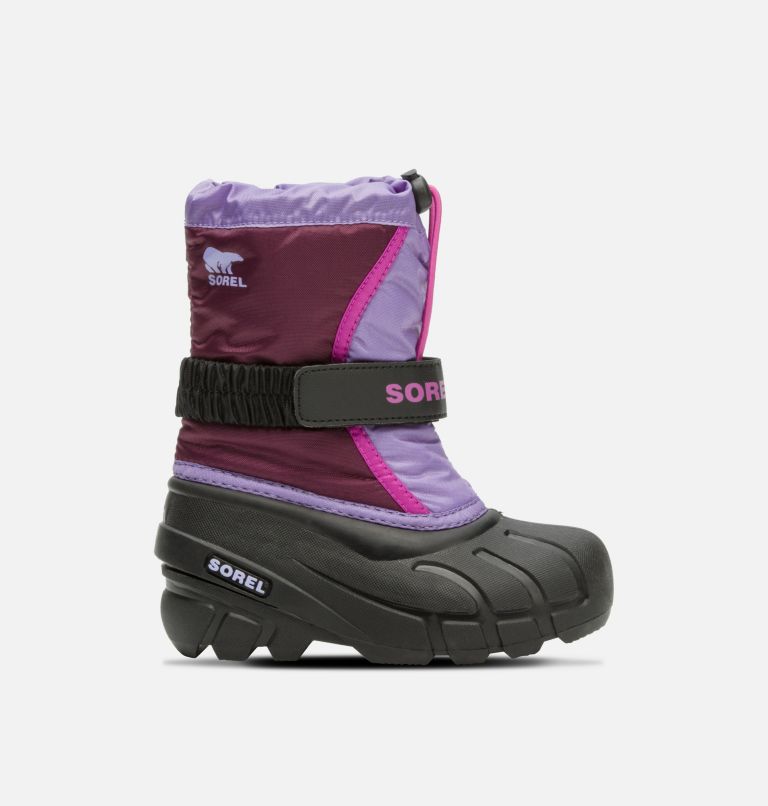 Thumbnail: Stivali da neve Flurry da bambino, Color: Purple Dahlia, Paisley Purple, image 1