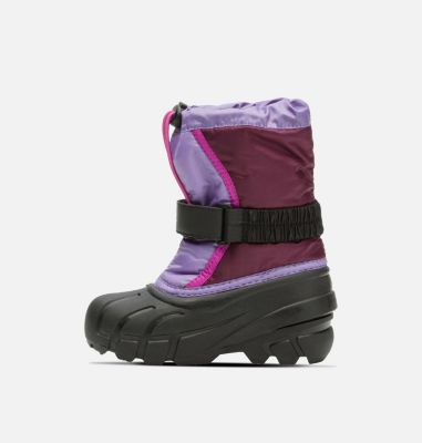 Kids' Flurry Snow Boot - 2023 COLLECTION, Color: Purple Dahlia, Paisley Purple, image 4