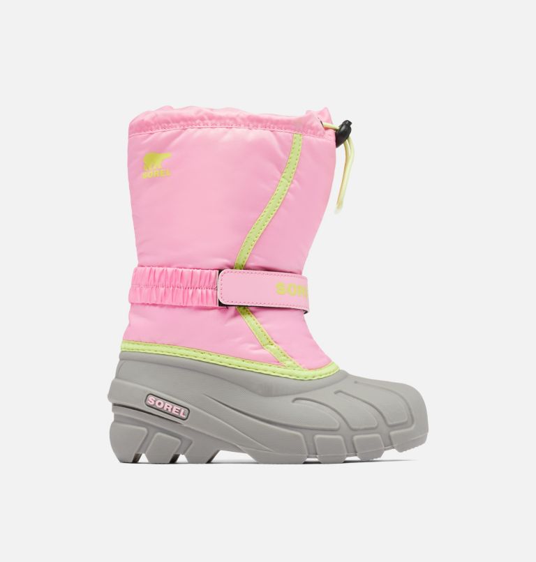 Thumbnail: Children's Flurry Boot, Color: Blooming Pink, Chrome Grey, image 1