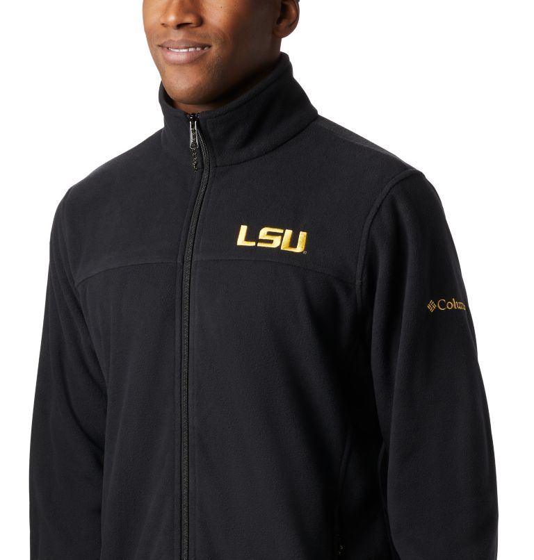 Thumbnail: Men's Collegiate Flanker III Fleece Jacket - LSU, Color: LSU - Black, image 5