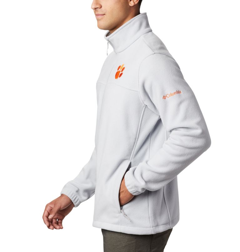 Thumbnail: Men's Collegiate Flanker III Fleece Jacket - Clemson, Color: CLE - Cool Grey, image 4
