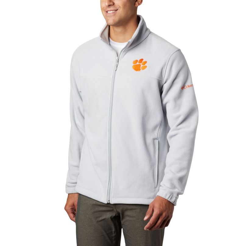 Thumbnail: Men's Collegiate Flanker III Fleece Jacket - Clemson, Color: CLE - Cool Grey, image 1