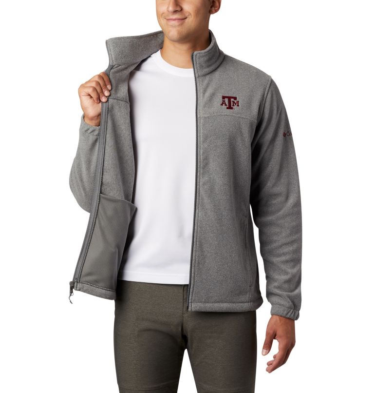 Men's Collegiate Flanker III Fleece Jacket - Texas A&M, Color: TAM - Charcoal, image 5