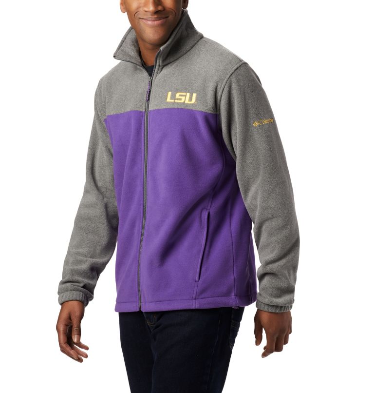 NCAA LSU Tigers Collegiate Flanker II Full Zip Fleece Jacket 