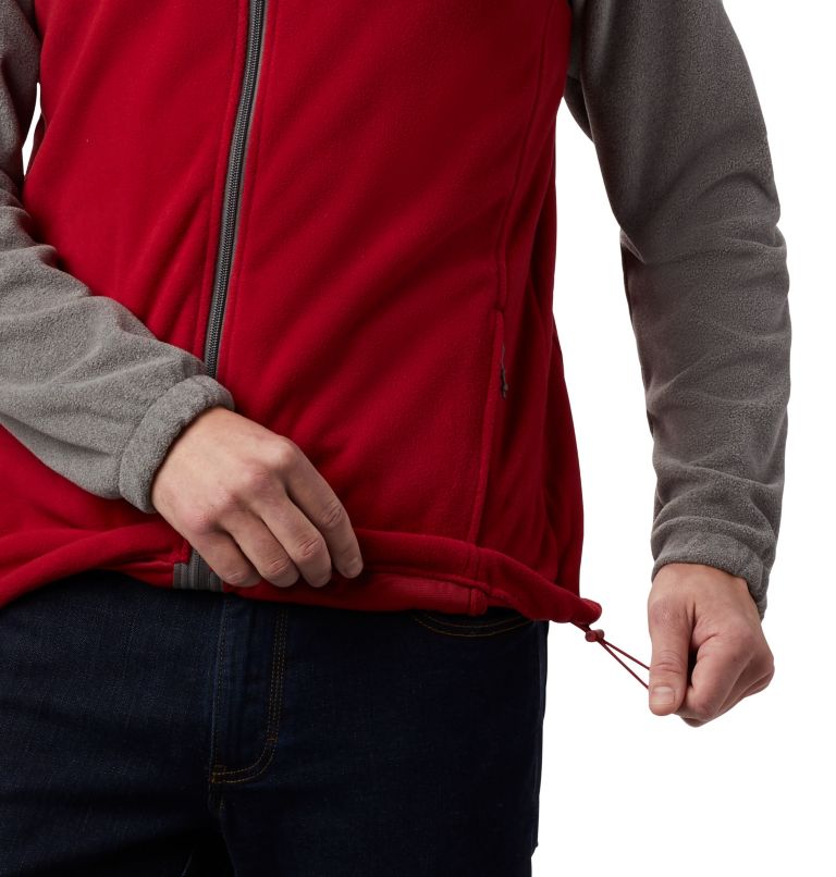 Thumbnail: Men's Collegiate Flanker III Fleece Jacket - Washington State, Color: WAZ - Charcoal, Red Velvet, image 6