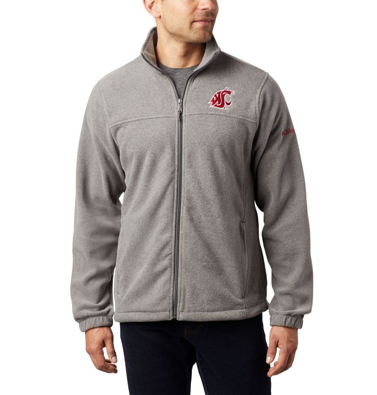 Men's Collegiate Flanker III Fleece Jacket - Washington State, Color: WAZ - Charcoal, image 1