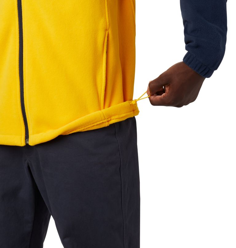 Thumbnail: Men's Collegiate Flanker III Fleece Jacket - Michigan, Color: UM - Collegiate Navy, Collegiate Yellow, image 5