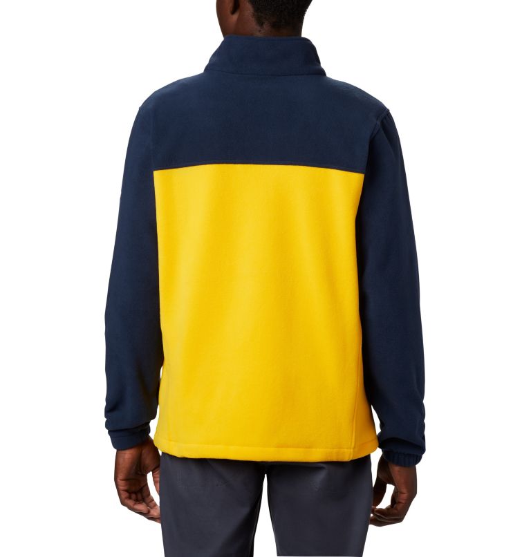 Men's Collegiate Flanker III Fleece Jacket - Michigan, Color: UM - Collegiate Navy, Collegiate Yellow, image 2