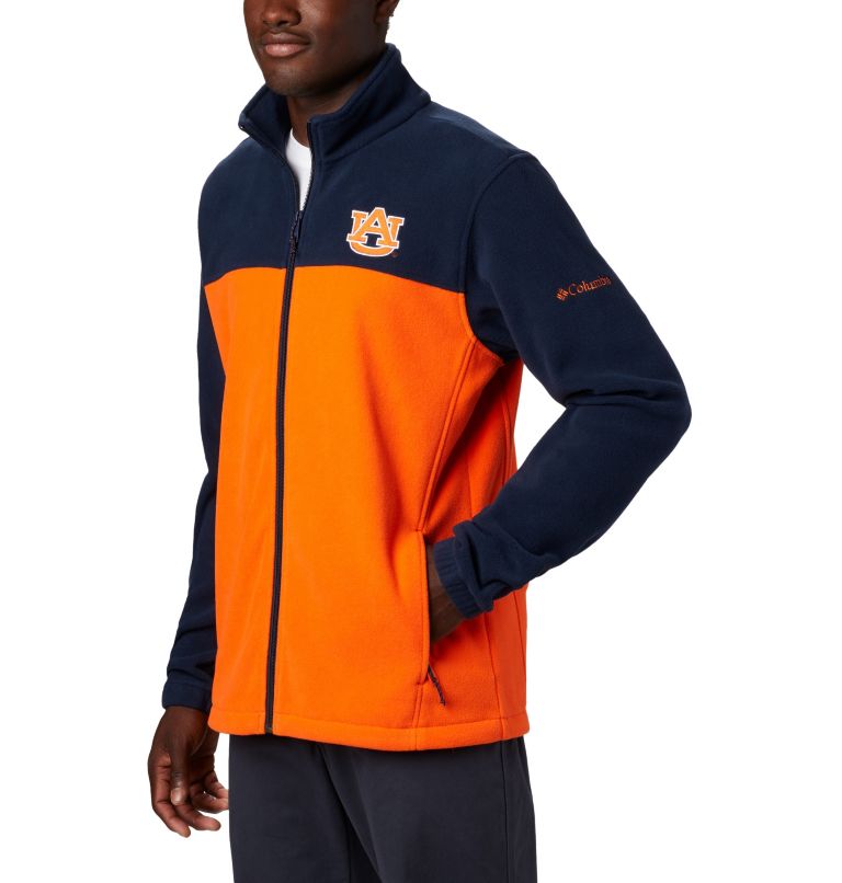 Men's Collegiate Flanker III Fleece Jacket - Auburn, Color: AUB - Collegiate Navy, Spark Orange, image 3