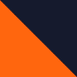 AUB - Collegiate Navy, Spark Orange