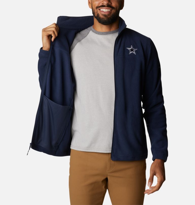 Thumbnail: Men's Flanker III Fleece Jacket - Dallas Cowboys, Color: DC - Collegiate Navy, image 5