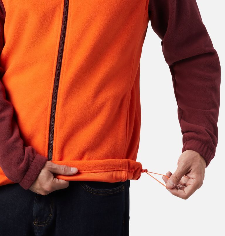 Thumbnail: CLG Flanker III Fleece Jacket | 639 | XL, Color: VT - Deep Maroon, Tangy Orange, image 5