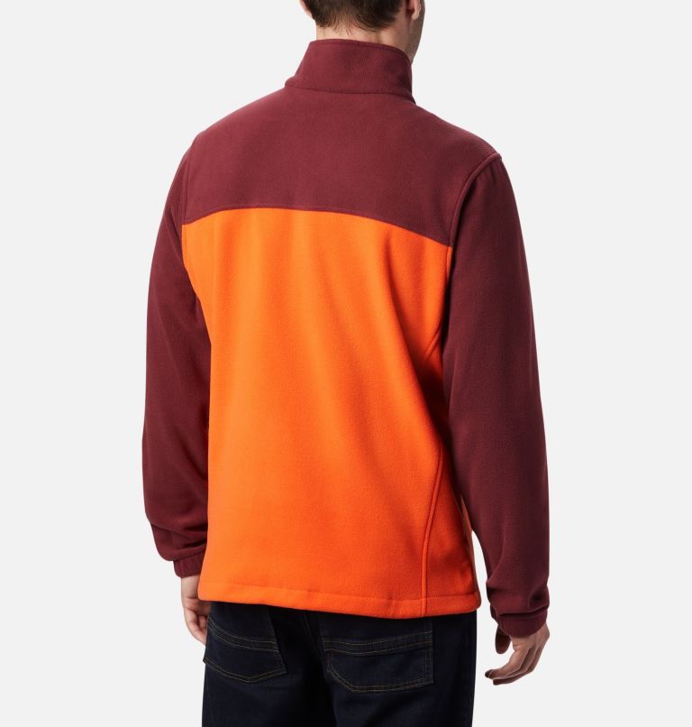 Thumbnail: CLG Flanker III Fleece Jacket | 639 | XXL, Color: VT - Deep Maroon, Tangy Orange, image 2