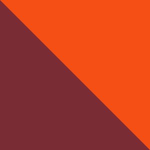 VT - Deep Maroon, Tangy Orange