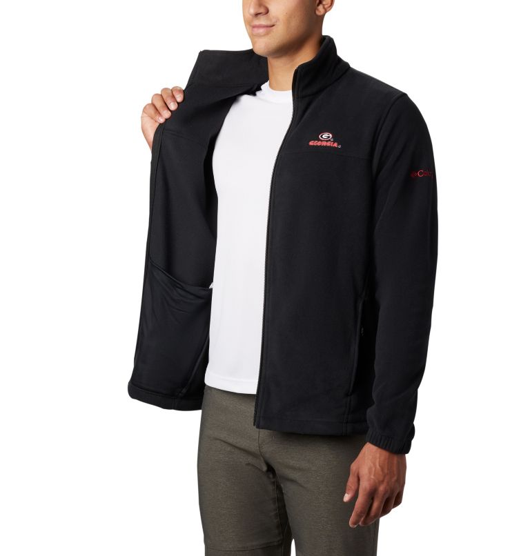 Thumbnail: Men's Collegiate Flanker III Fleece Jacket - Georgia, Color: UGA - Black, image 5