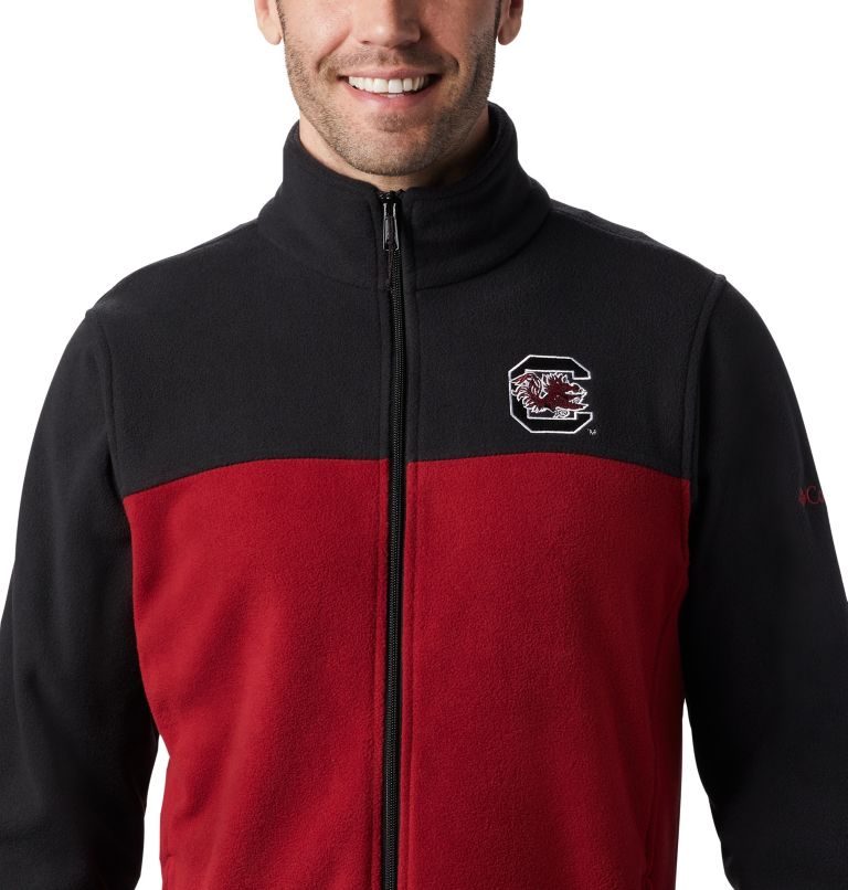Men's Collegiate Flanker III Fleece Jacket - South Carolina, Color: SC - Black, Beet, image 4