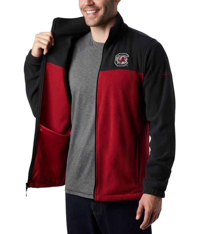 Men's Collegiate Flanker III Fleece Jacket - South Carolina, Color: SC - Black, Beet, image 6