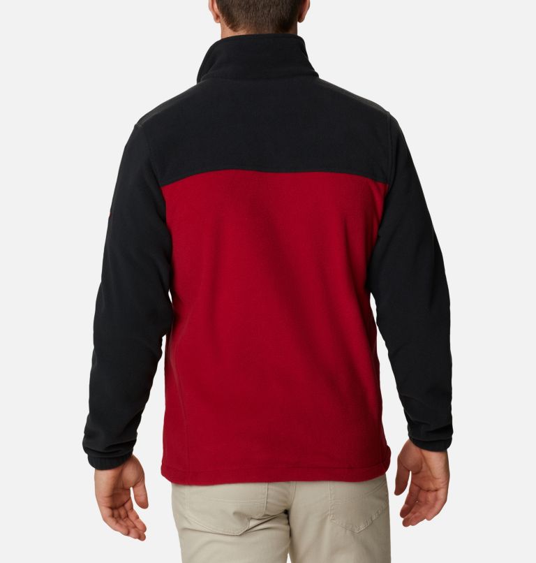 Thumbnail: Men's Collegiate Flanker III Fleece Jacket - Tall - Alabama, Color: ALA - Black, Red Velvet, image 2