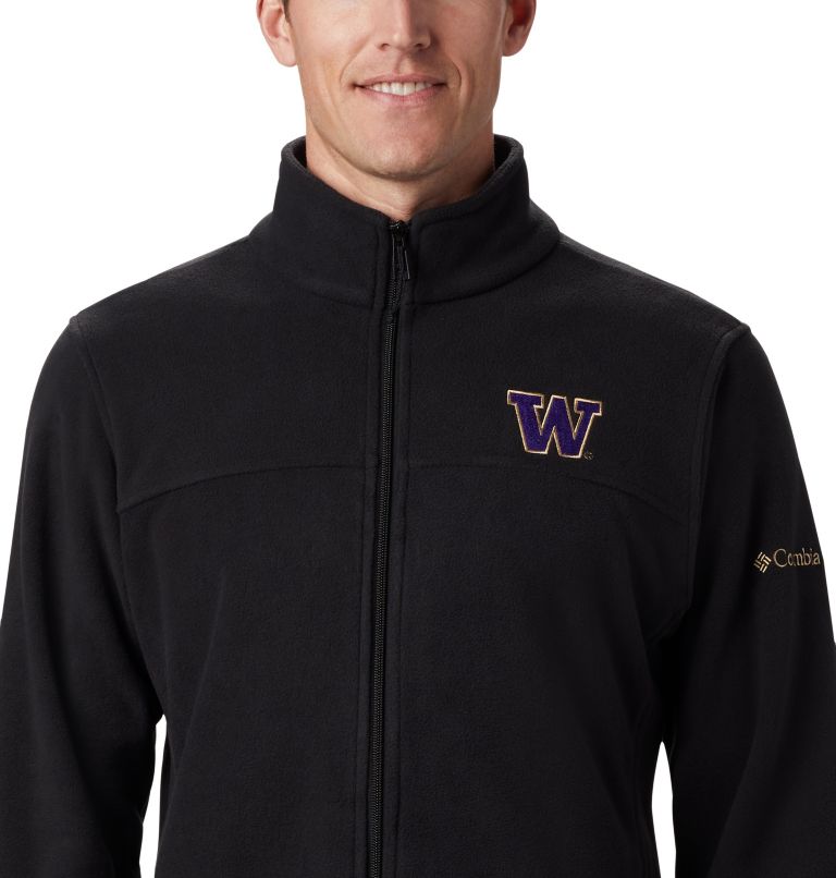 Men's Collegiate Flanker III Fleece Jacket - Tall - Washington, Color: UW - Black, image 3