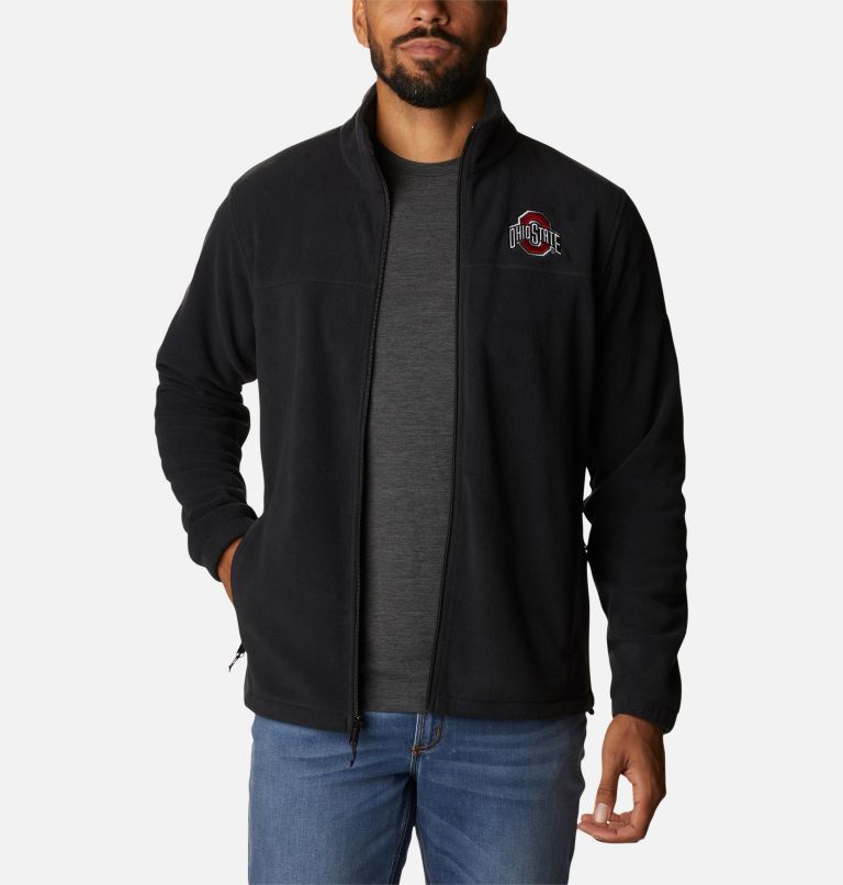 Thumbnail: Men's Collegiate Flanker III Fleece Jacket, Color: OS - Black, image 7