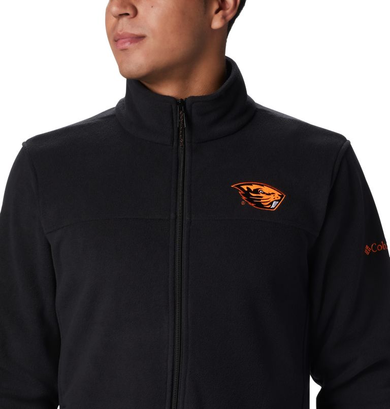 Thumbnail: Men's Collegiate Flanker III Fleece Jacket - Oregon State, Color: OSU - Black, image 4