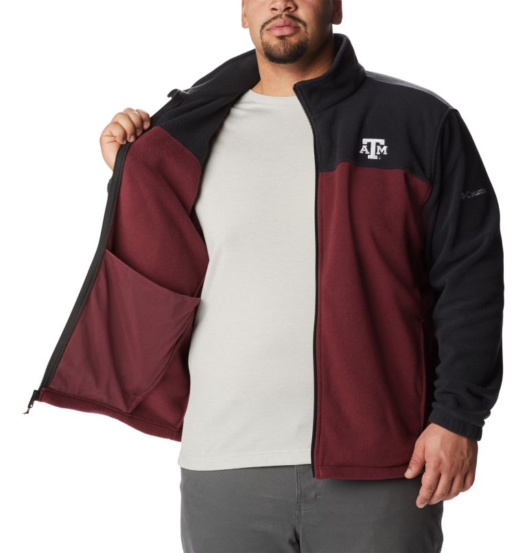 Men's Collegiate Flanker III Fleece Jacket - Big - Texas A&M, Color: TAM - Black, Deep Maroon, image 5