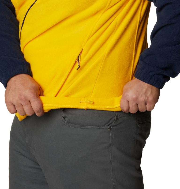 Thumbnail: Men's Collegiate Flanker III Fleece Jacket - Big - Michigan, Color: UM - Collegiate Navy, Collegiate Yellow, image 6