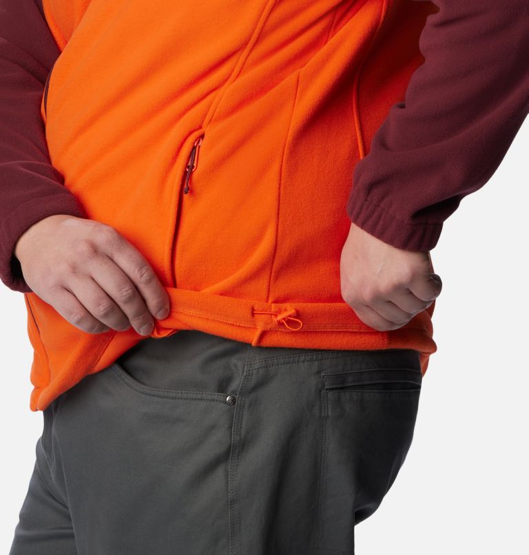 CLG Flanker III Fleece Jacket | 639 | 3X, Color: VT - Deep Maroon, Tangy Orange, image 6