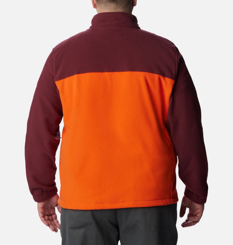 CLG Flanker III Fleece Jacket | 639 | 3X, Color: VT - Deep Maroon, Tangy Orange, image 2