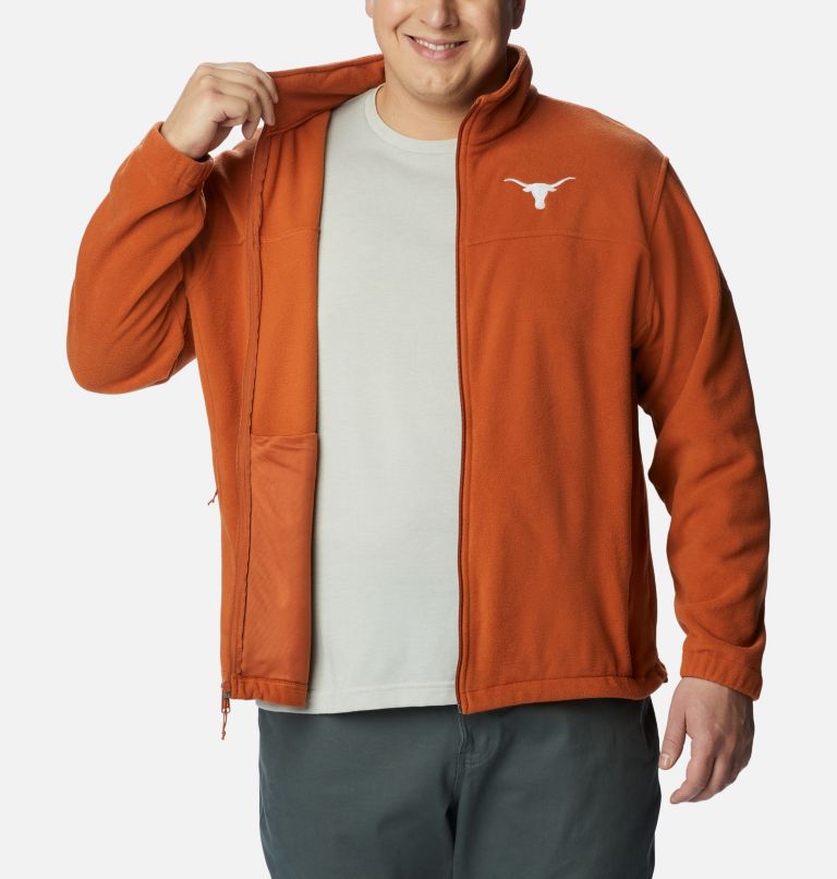 Thumbnail: Men's Collegiate Flanker III Fleece Jacket - Big - Texas, Color: TEX - Cedar, image 5
