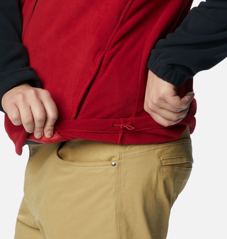 Thumbnail: Men's Collegiate Flanker III Fleece Jacket - Big - Alabama, Color: ALA - Black, Red Velvet, image 6