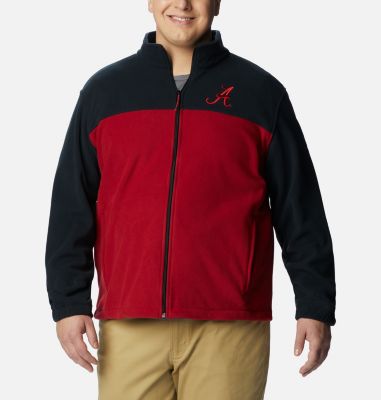 Louisville Cardinals Columbia Fleece Jacket S Men Red Poly Zip Logos YGI  B2-402
