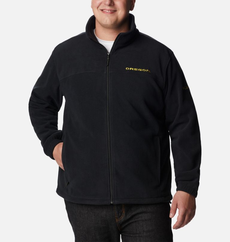 Men's Collegiate Flanker III Fleece Jacket - Big - Oregon, Color: UO - Black, image 1
