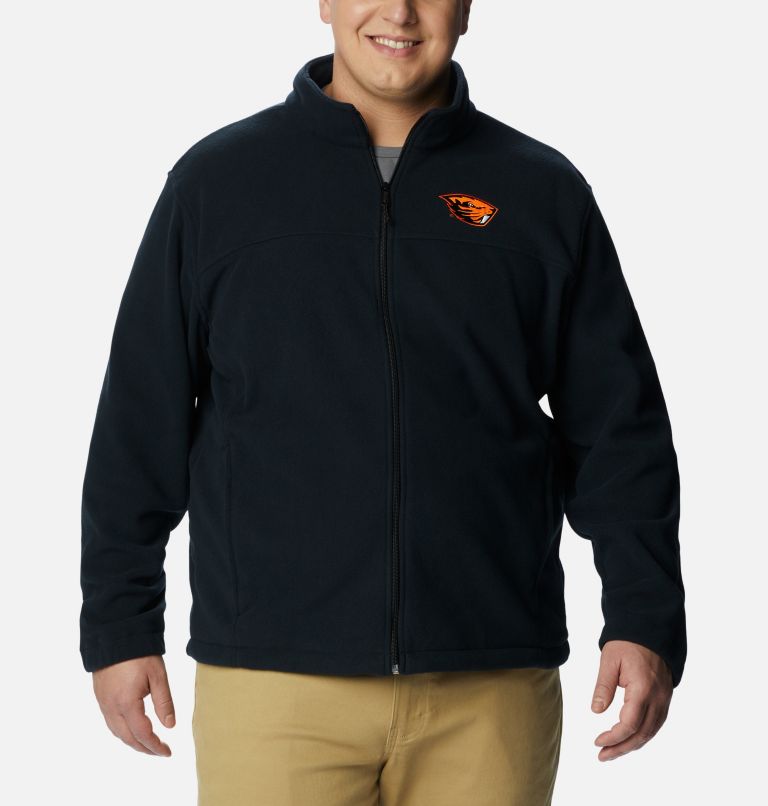 Thumbnail: Men's Collegiate Flanker III Fleece Jacket - Big - Oregon State, Color: OSU - Black, image 1