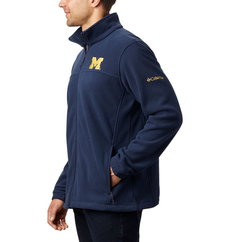 Men's Collegiate Flanker III Fleece Jacket - Tall - Michigan, Color: UM - Collegiate Navy, image 4
