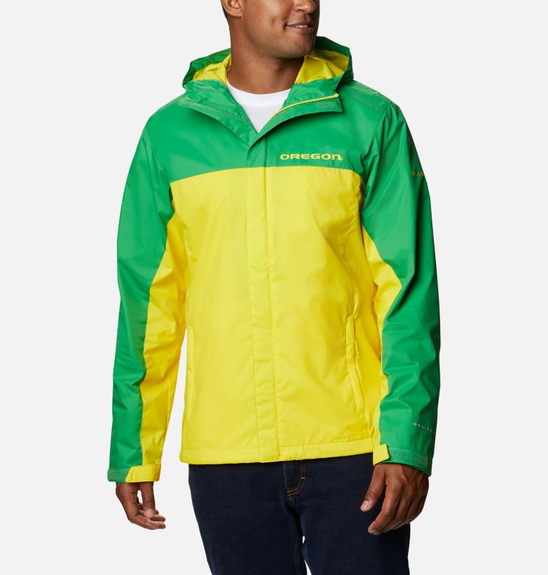 Thumbnail: CLG Men's Glennaker Storm Jacket | 347 | XXL, Color: UO - Fuse Green, Yellow Glo, image 1