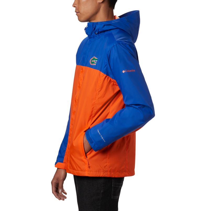 Thumbnail: CLG Men's Glennaker Storm Jacket | 438 | M, Color: FLA - Azul, Spark Orange, image 3