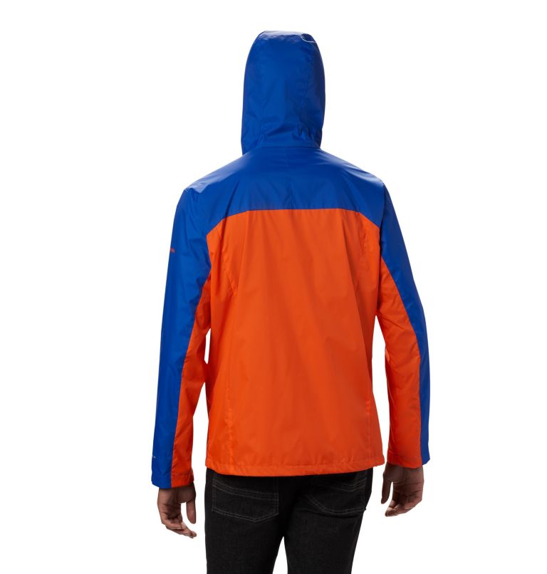 Thumbnail: Men's Collegiate Glennaker Storm Rain Jacket - Florida, Color: FLA - Azul, Spark Orange, image 2