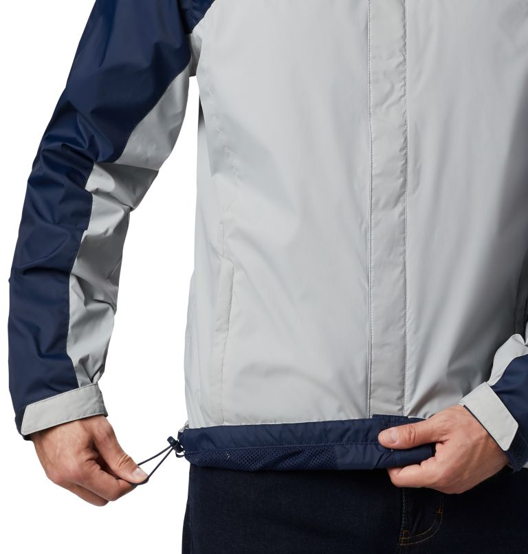 Men's Collegiate Glennaker Storm Jacket - Auburn, Color: AUB - Collegiate Navy, Columbia Grey