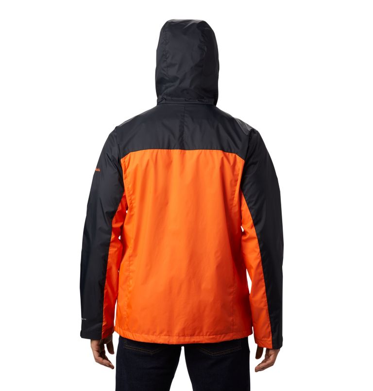 Men's Collegiate Glennaker Storm Rain Jacket - Oregon State, Color: OSU - Black, Tangy Orange, image 2