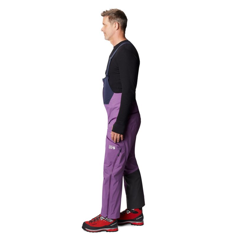 Men's Exposure/2 Gore-Tex Pro Bib, Color: Cosmos Purple, image 3