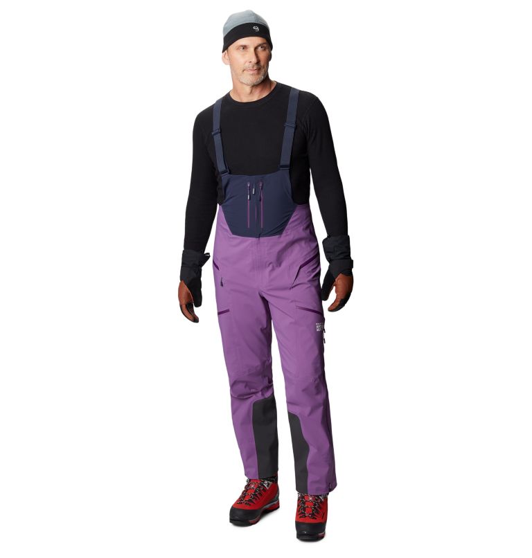 Men's Exposure/2 Gore-Tex Pro Bib, Color: Cosmos Purple, image 7