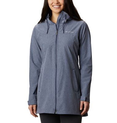 columbia women's alpine fir windproof fleece lined softshell hooded jacket