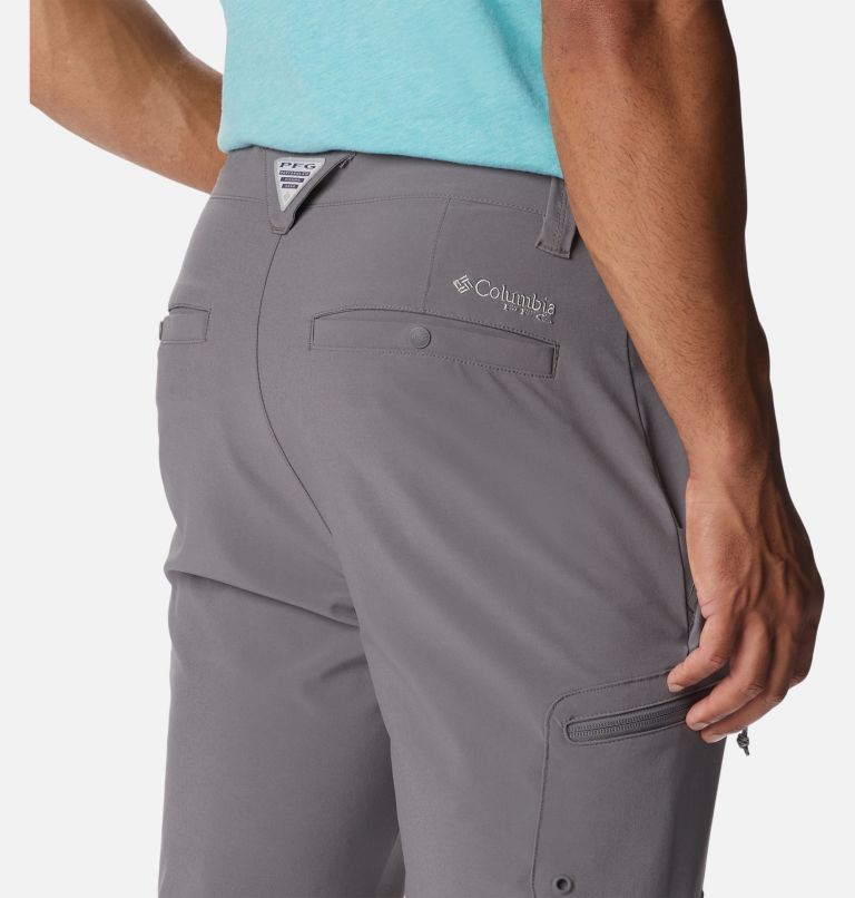 Men's PFG Terminal Tackle Pants, Color: City Grey, image 5