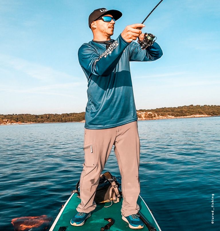Men's PFG Terminal Tackle Pants, Color: City Grey, image 6