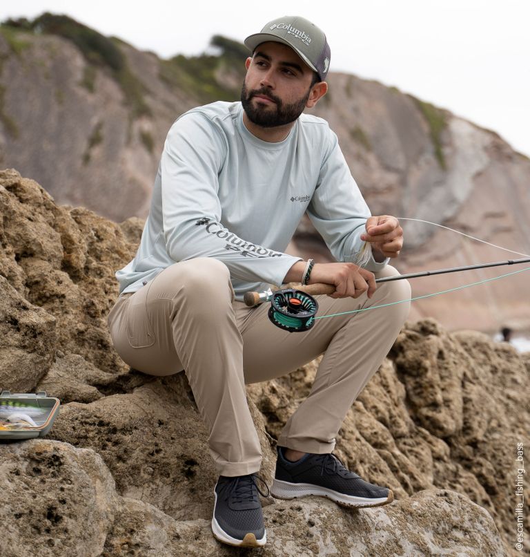Men's PFG Terminal Tackle Pants, Color: Ancient Fossil, image 8