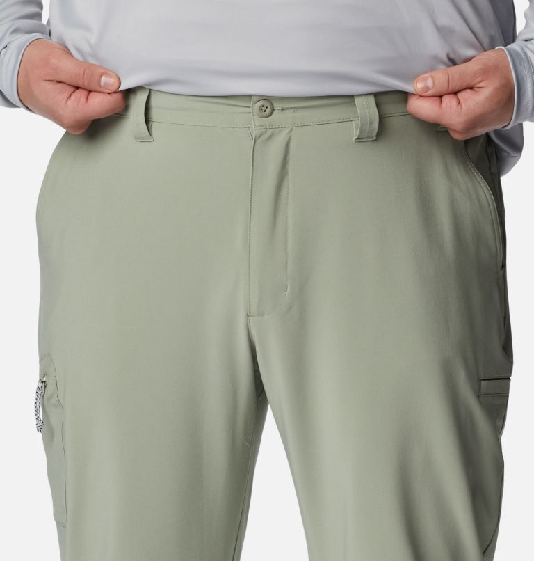 Thumbnail: Men's PFG Terminal Tackle Pants - Big, Color: Safari, image 4